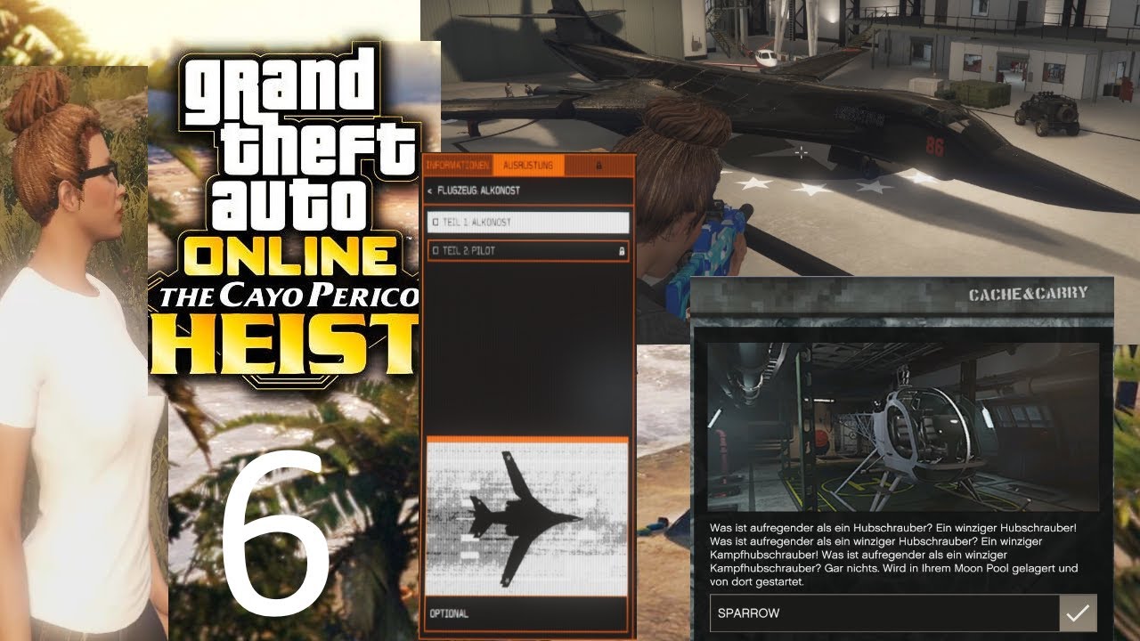 #6: Annäherungsfahrzeug: Flugzeug Alkonost Teil 1 - GTA V Winter Update Missionen: Cayo Perico Heist