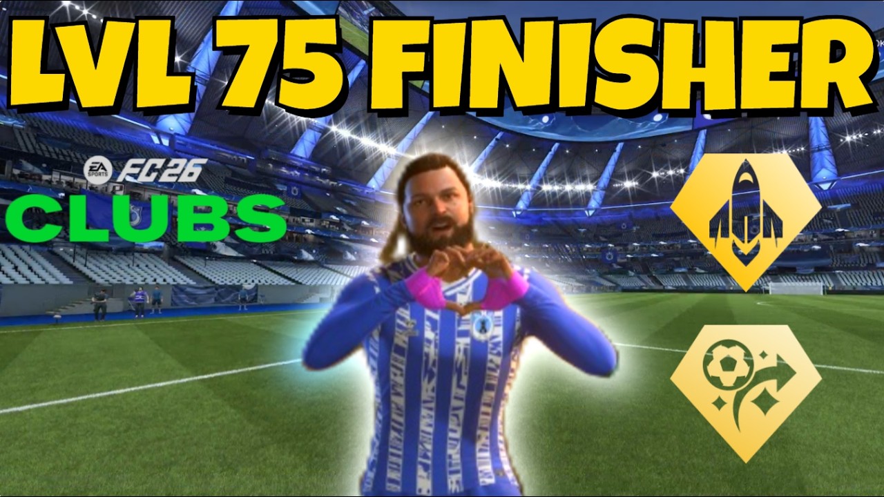 The Best Level 75 Finisher Build to play as a Target Forward in FC 26 Pro Clubs