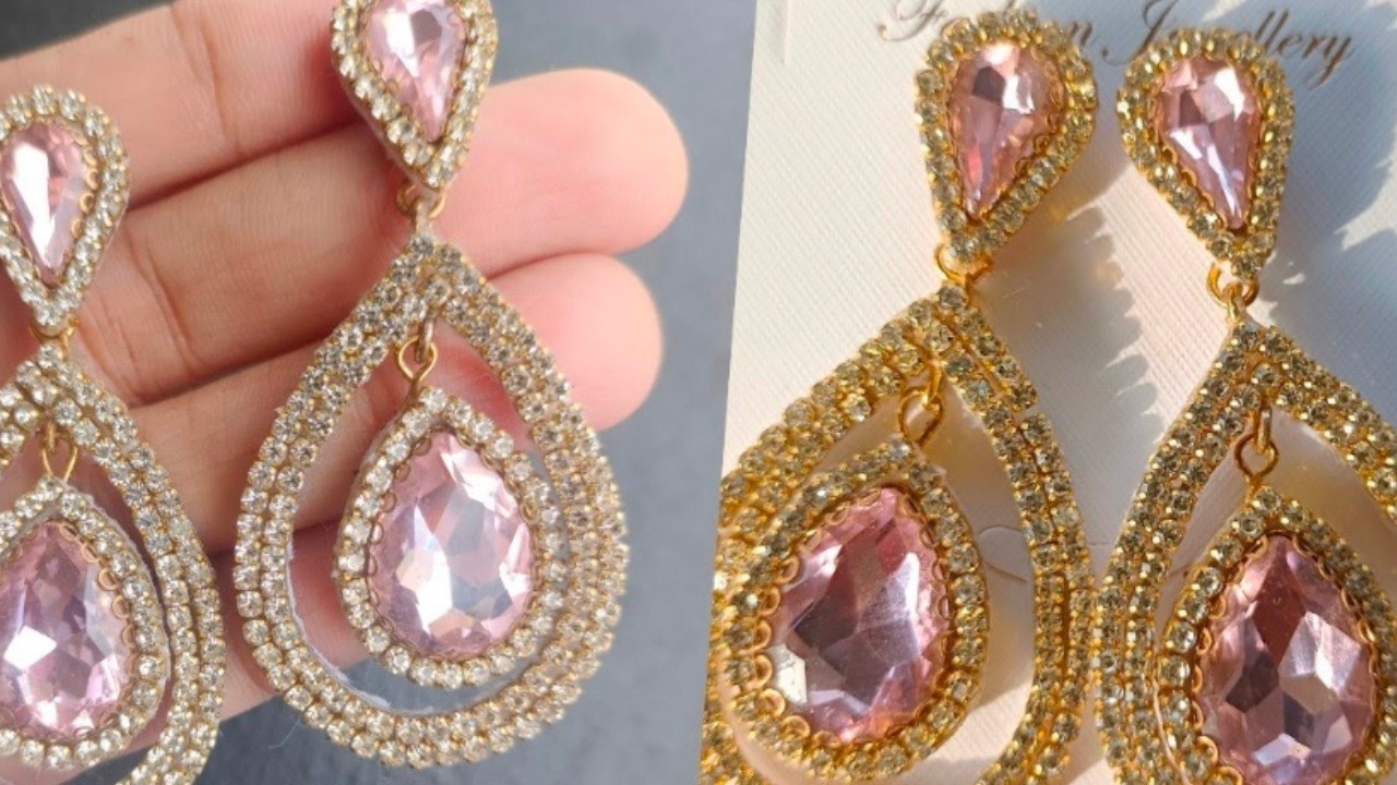Earrings making tutorial / How to make handmade earrings
