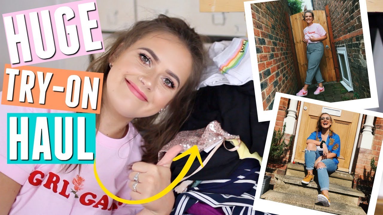 HUGE Try-on Spring/Summer clothing haul | ASOS, TopShop, MissGuided & MORE! | EmmasRectangle