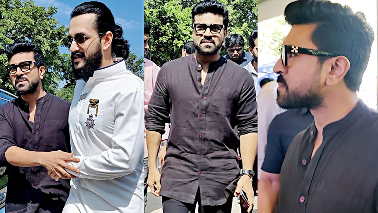 Ram Charan Visuals At ANR 100th Birthday Celebrations | Akhil Akkineni | News Buzz