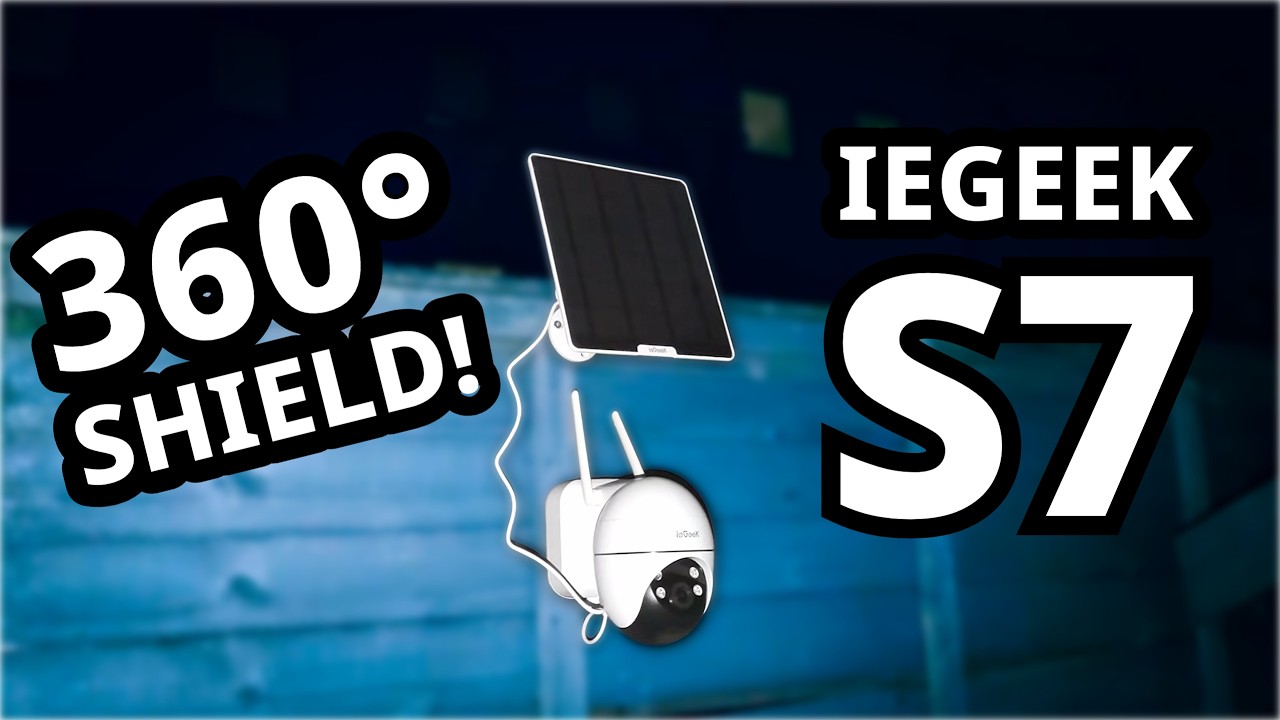 ieGeek S7: AOV 24/7 Recording Solar Security Camera, Auto Track, Time-lapse