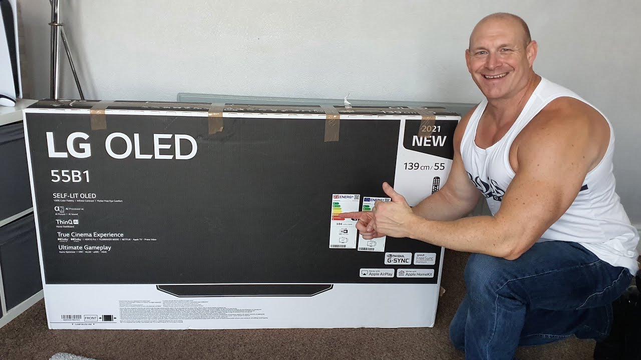 2021 LG B1 OLED unboxing,wall mounting & detailed demo