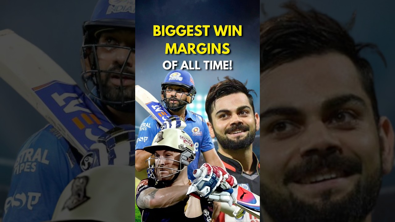 Top 5 biggest win margins in IPL history! Ft Kohli, Rohit & KKR