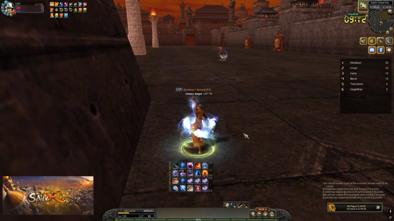 Sailor Online Persian Empire Carnage arena cap 125