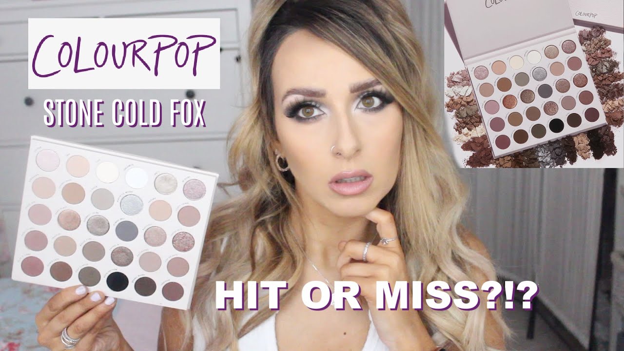 Палитра цветов Colourpop Stone Cold Fox | Обзор, демонстрация и свотчи