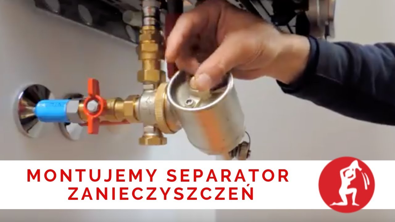 Montujemy separator zanieczyszczeń