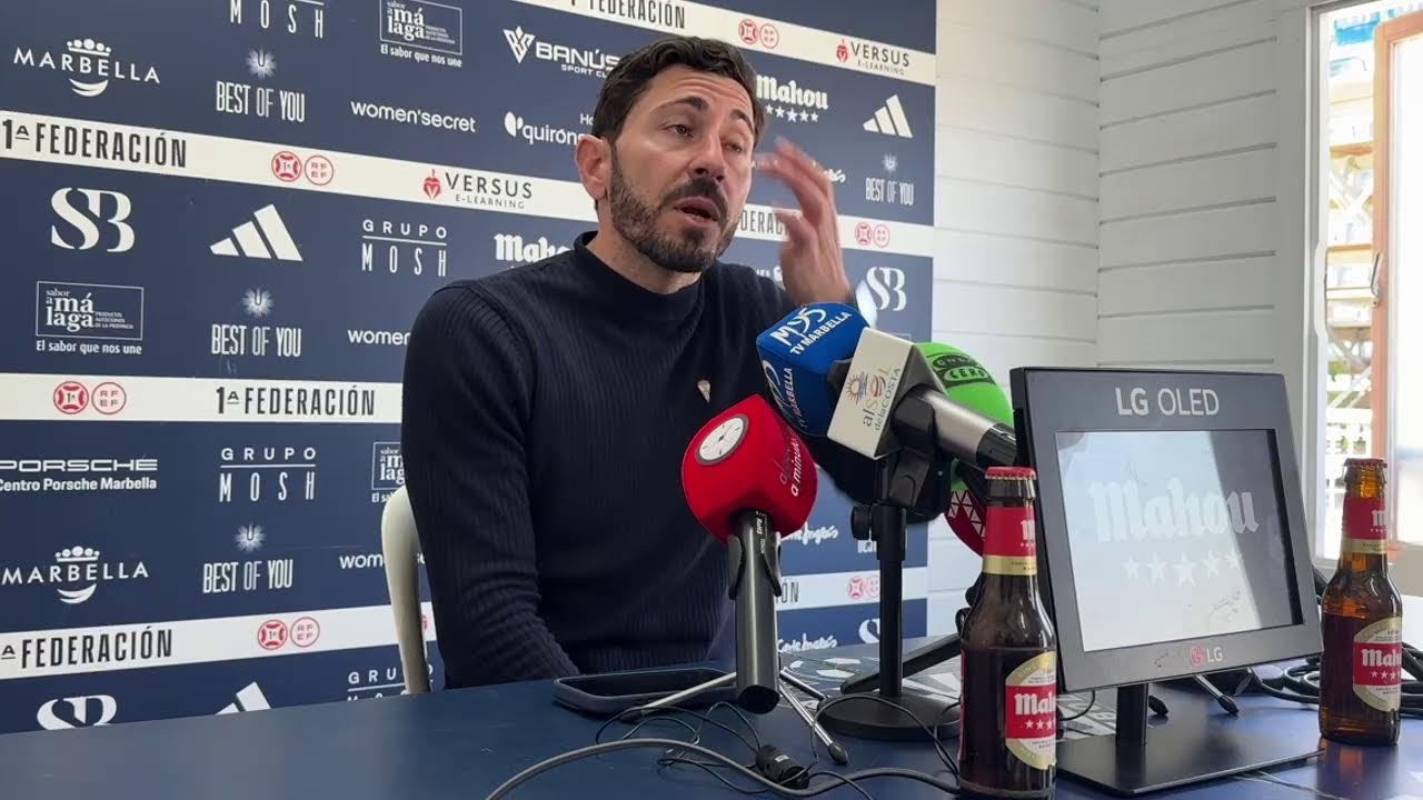EN DIRECTO: Javi Vázquez, entrenador del @AlgecirasCF tras perder en Marbella