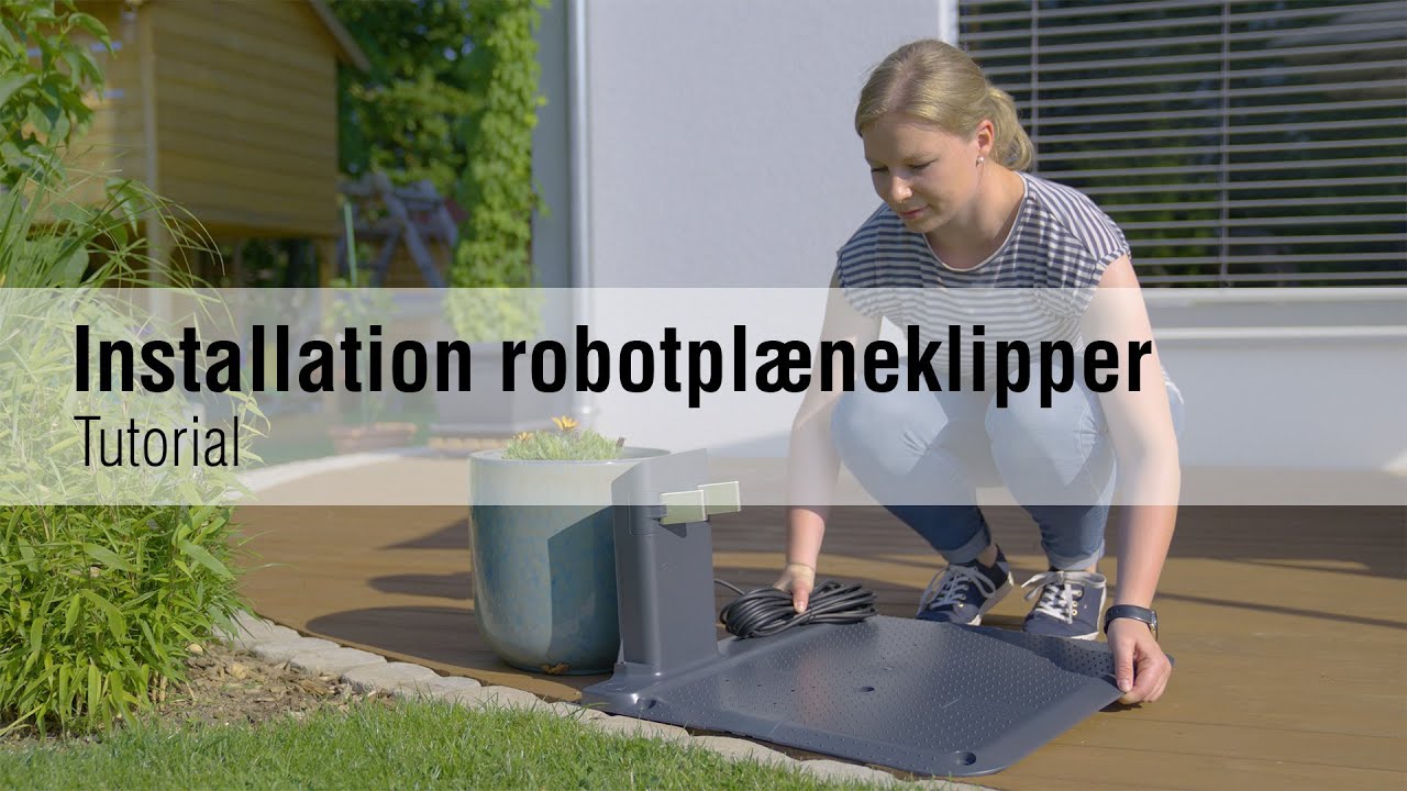 Installation af Robolinho® | Robotplæneklipper | AL-KO Gardentech DK
