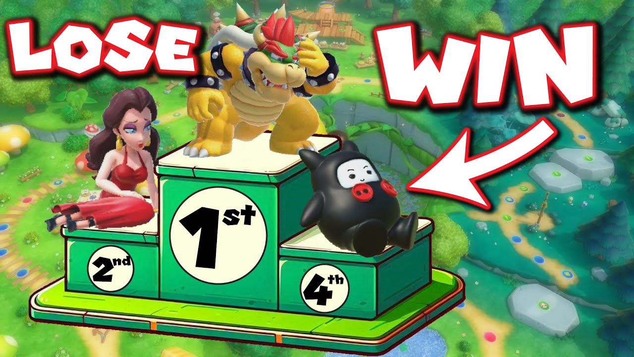 Super Mario Party Jamboree but we try to LOSE ON PURPOSE!! (4th place wins!)