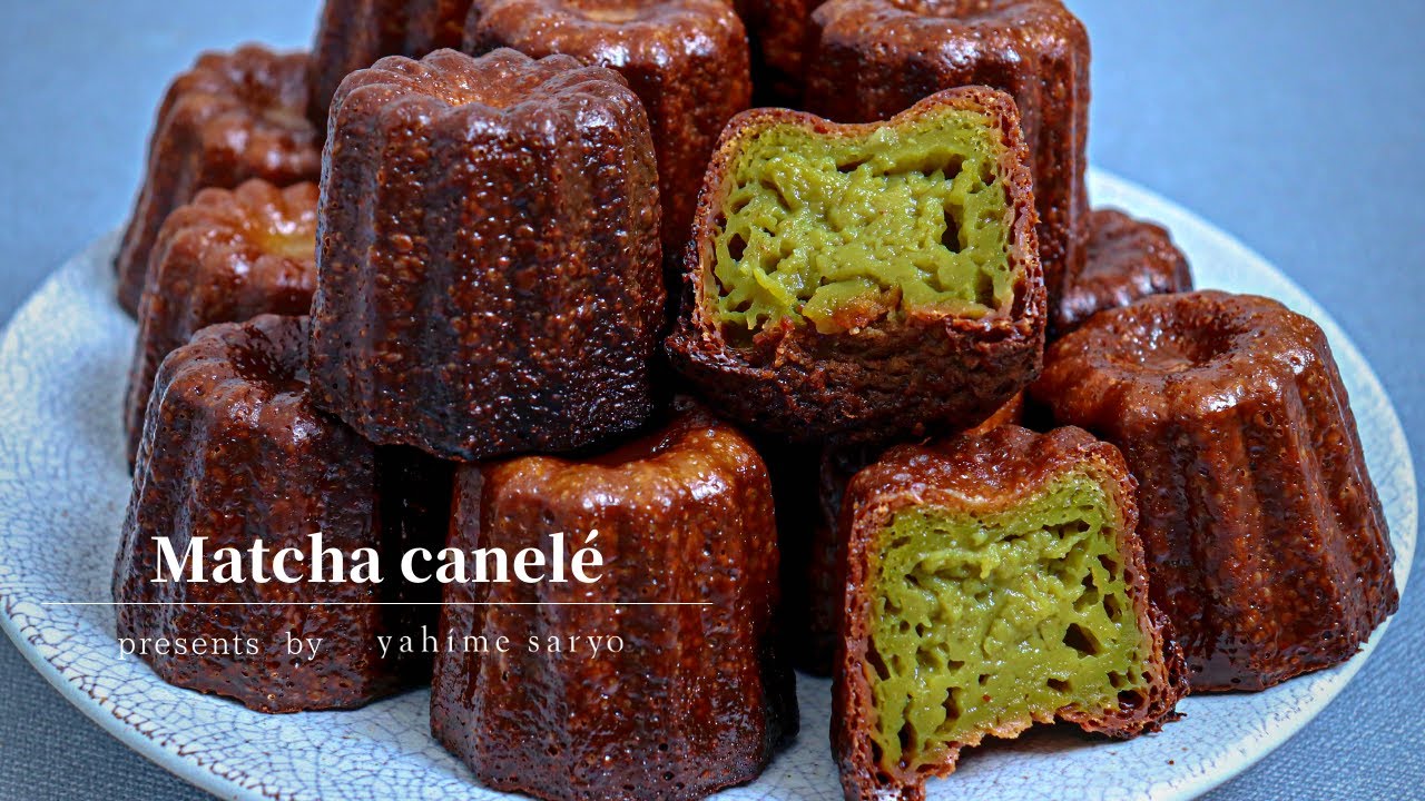 抹茶カヌレの作り方｜MATCHA CANELE | カリッジュワッな食感