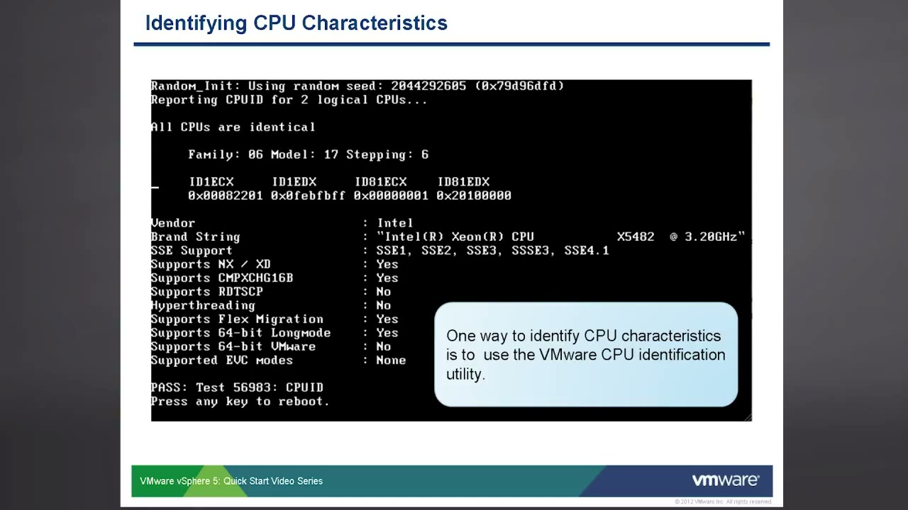 Migrating Virtual Machines with vMotion