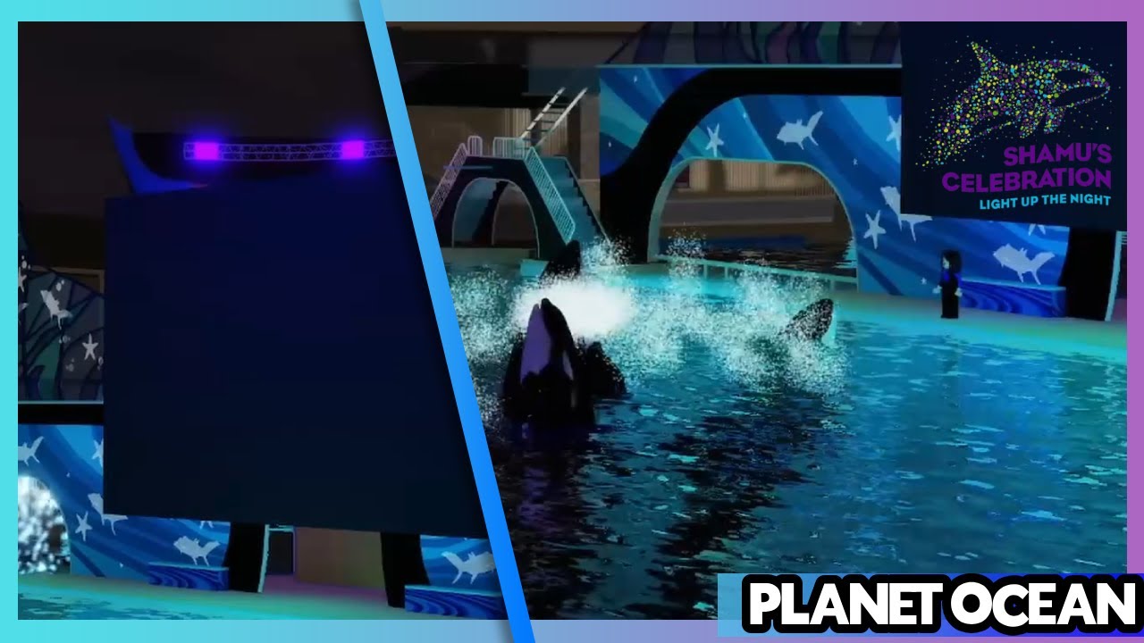 Planet Ocean Light Up The Night (THE FIRST TIME) | SeaWorld San Diego | ROBLOX