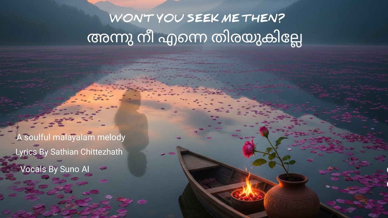 അന്നു നീ എന്നെ തിരയുകില്ലേ? | Annu Nee Enne Thirayukille | @Sathian chittezhath |കവിത