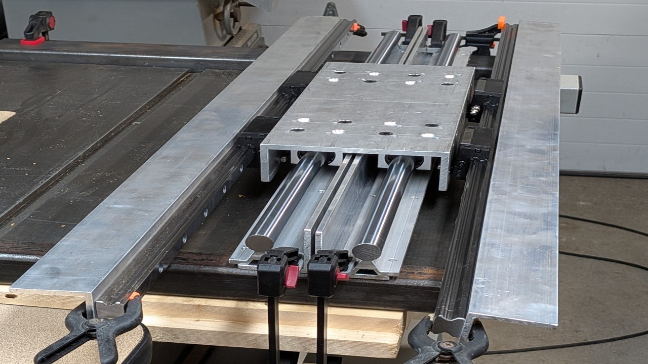 DIY Sliding Table Build E1– 45″ Extension #Woodworking #TableSaw