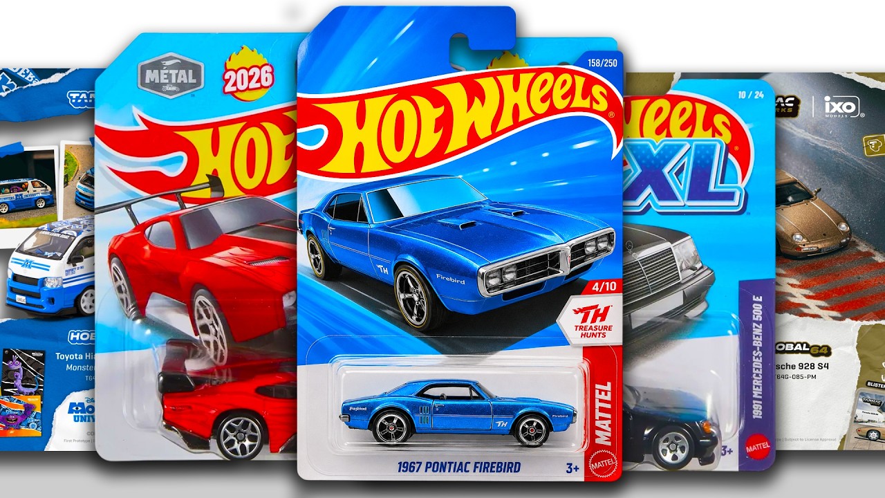 Витрина - Hot Wheels Mix Q Case STH, модели HW XL, MB 190E, Sian FKP37, Trends Hobby и многое дру...
