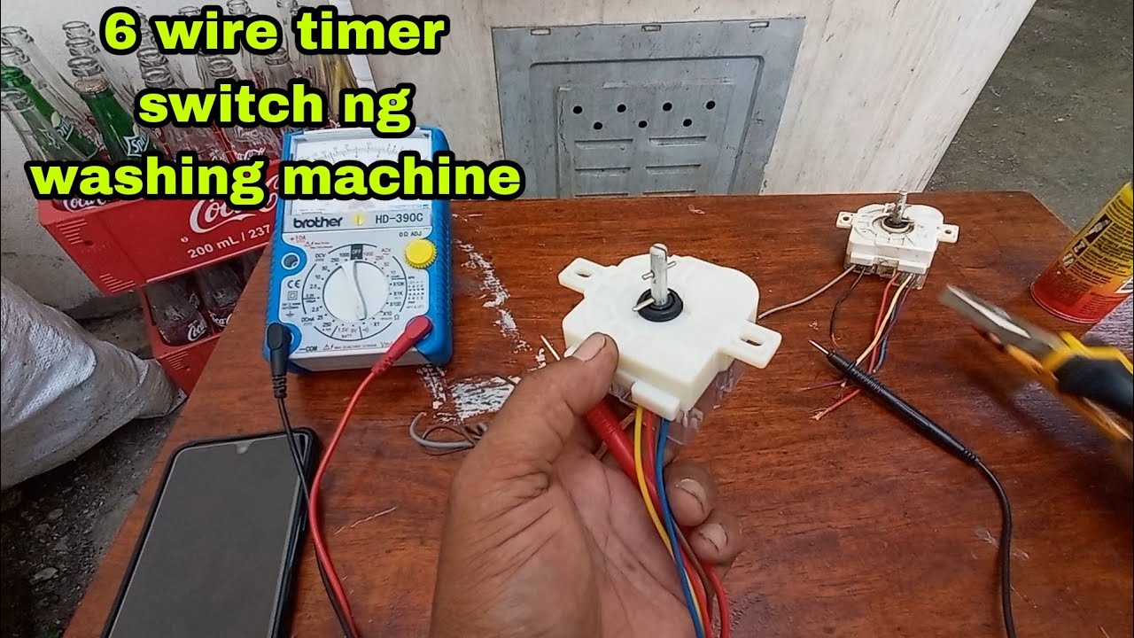 Paano itrace  ang tamang connection ng  6 wire timer switch para sa  washing machine