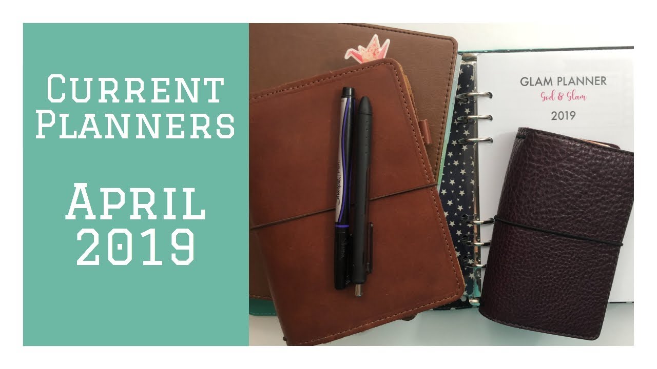 Current Planners | April 2019 | Glam Planner | Inkwell Press | Foxy Fix | Chic Sparrow