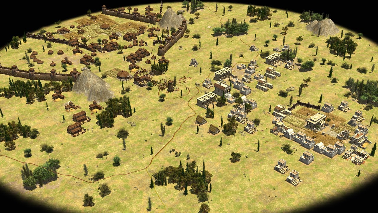 0 A.D. 1v1 | Defending The OP Mercenary Sword Cavalry | vs vinme
