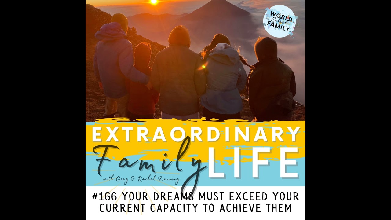 #166 The Size of Your Dreams MUST Exceed Your Current Capacity to Achieve Them