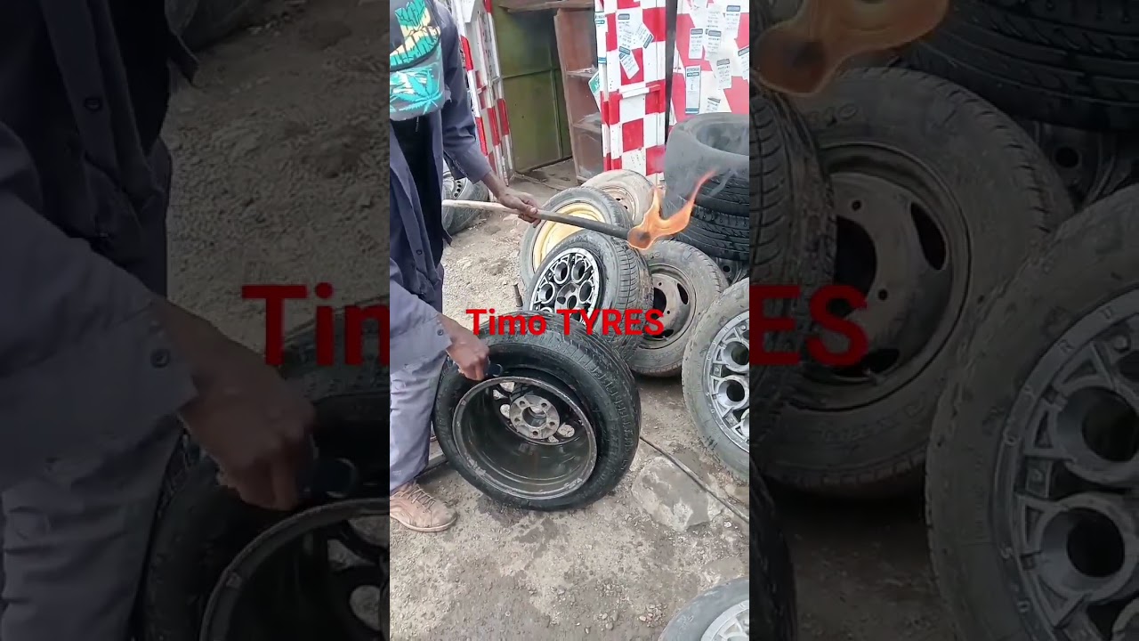 fitting car tyre with fire in Kenya Amazing must watch 🔥🔥🔥🔥🔥🔥🔥🔥🔥🔥🔥🔥🔥🔥🔥🔥🔥🔥🔥🔥 part 75