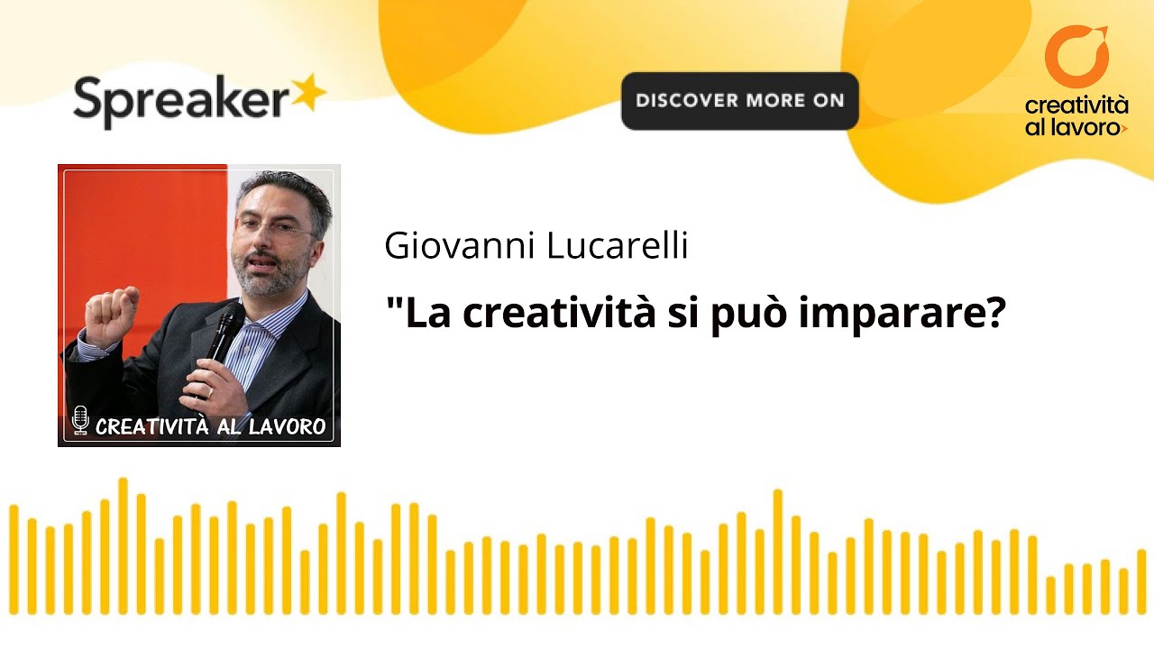 La creatività si può imparare?