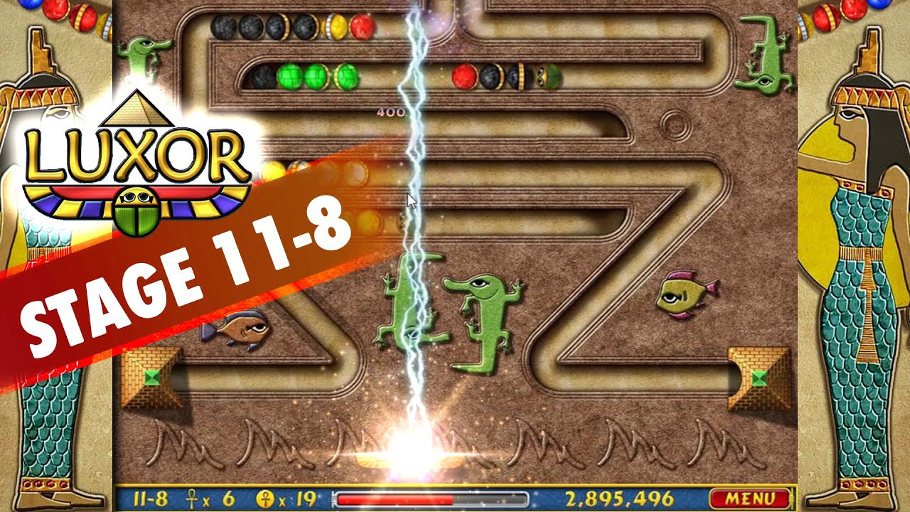 LUXOR GAME 2023 | Stage 11-8 | Epic Destruction & Strategy | HD Gameplay Adventure in Egypt Shoots