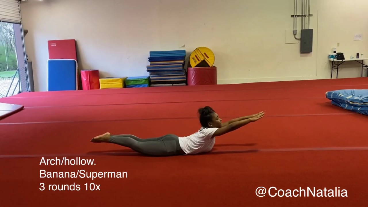 At Home Back Handspring Drills