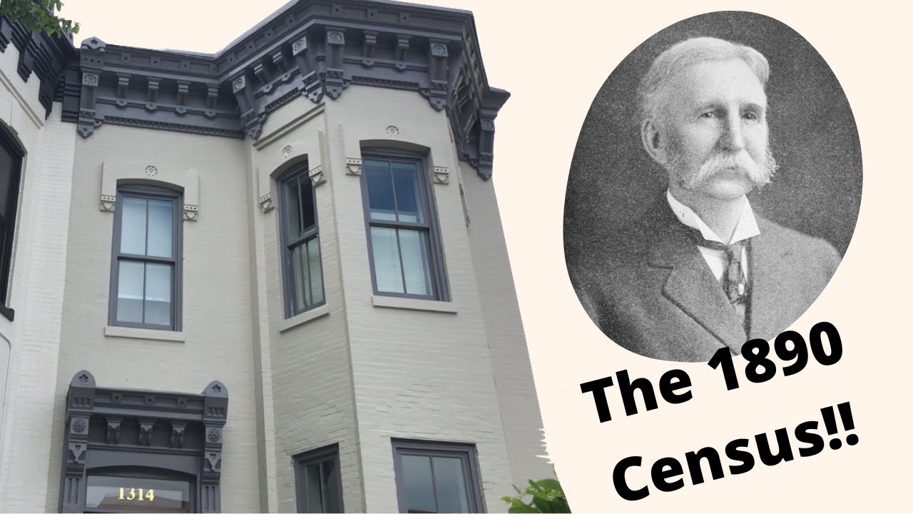 Touring Historic Homes from the 1890 Census in Washington DC (it survived the fire!)