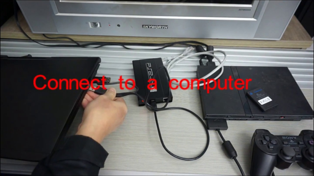 PS2NetBox ISO manager network adapter for Sony PS2 7xxxx/9xxxx Video game console