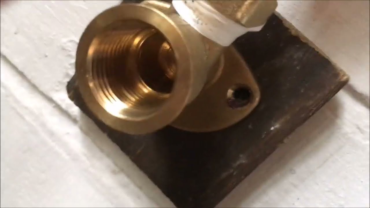 How to fit a tap