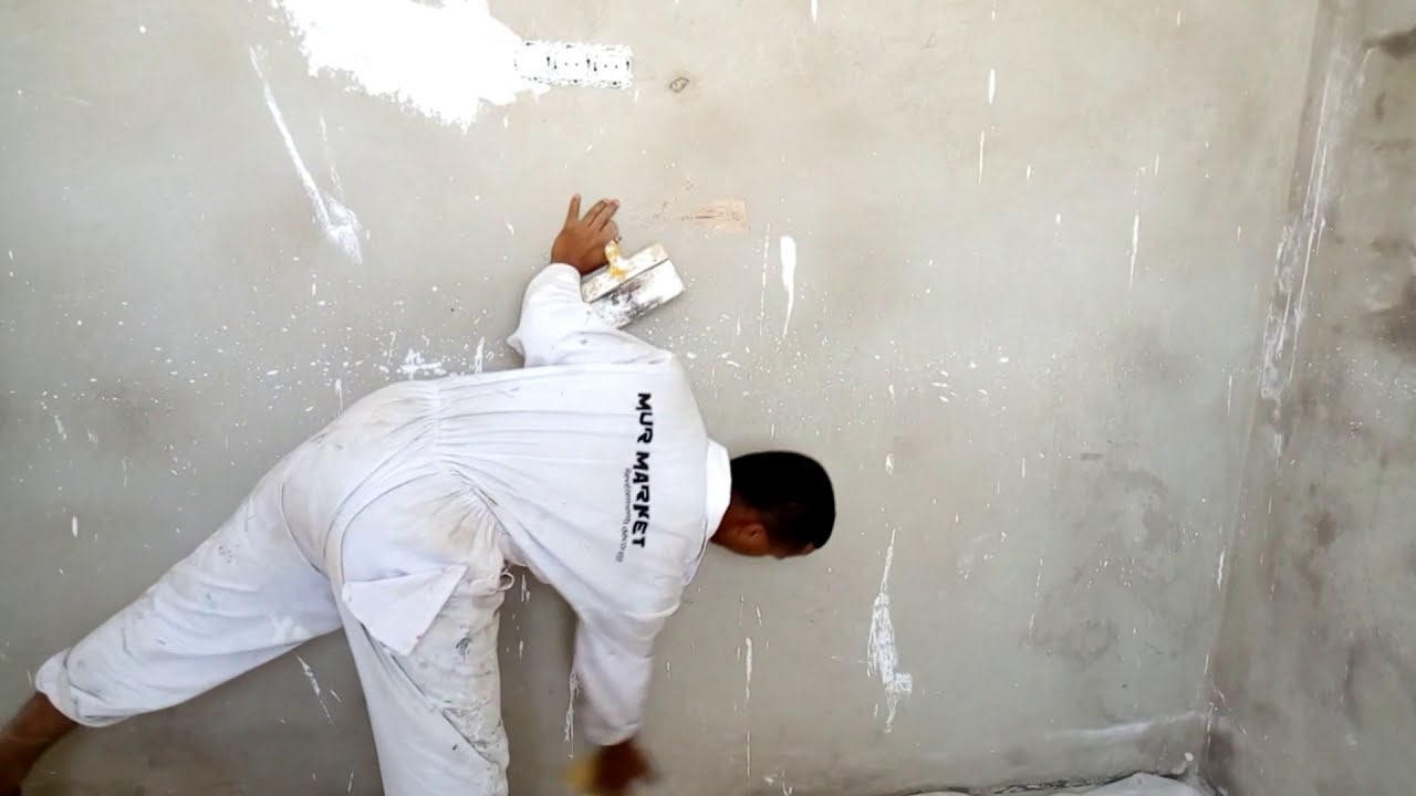 #الجزء 2 تطبيق معجون لاندوي على المرطوب الكوش الأول  بطريقة مختلفة وبشكل سهل صباغ مكناس#مكناس