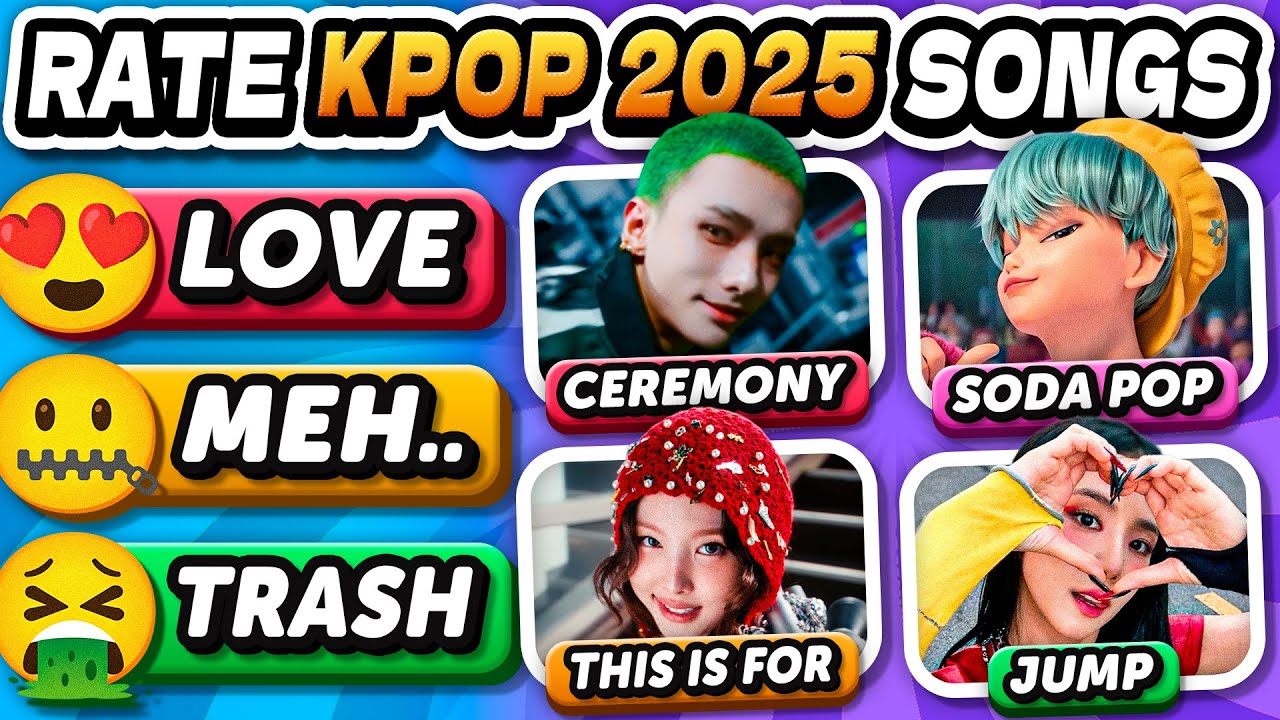 RATE THE KPOP SONG! 😍🤮 2025 Songs Edition | Kpop Quiz Challenge