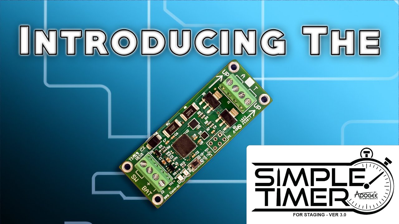Simple Timer for Staging Model Rockets