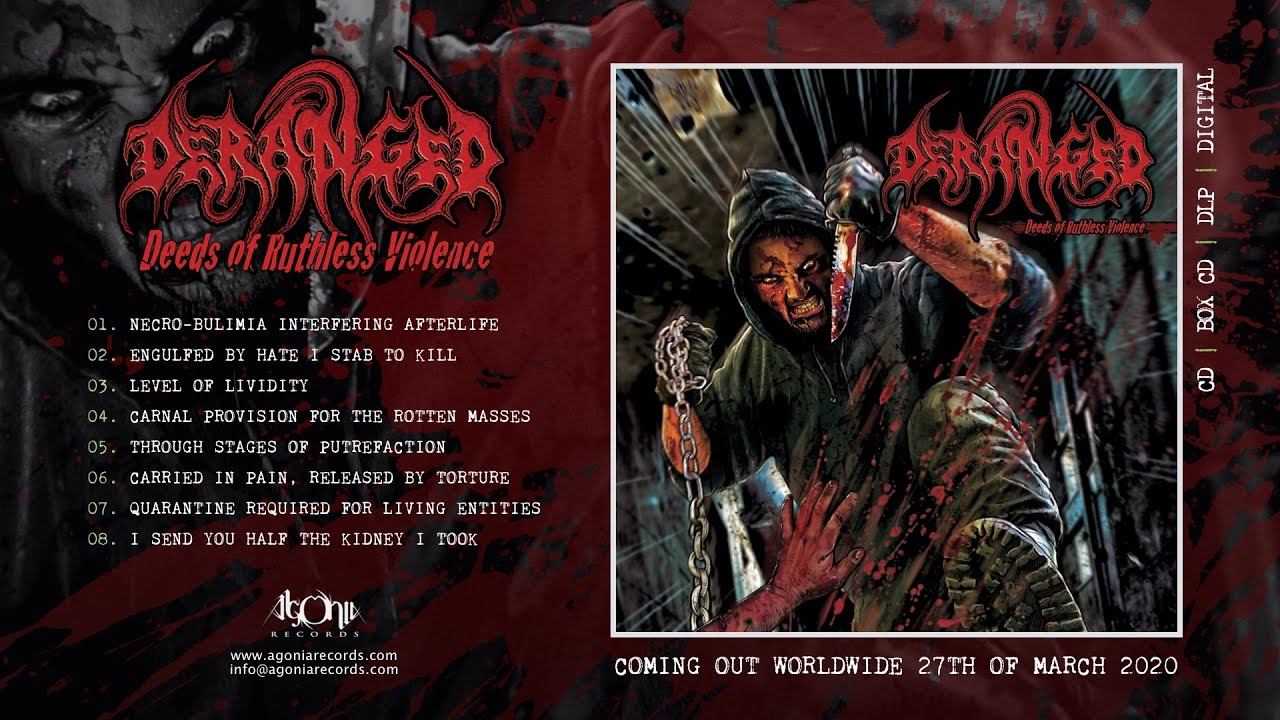 DERANGED - Deeds Of Ruthless Violence (Official Album Stream)