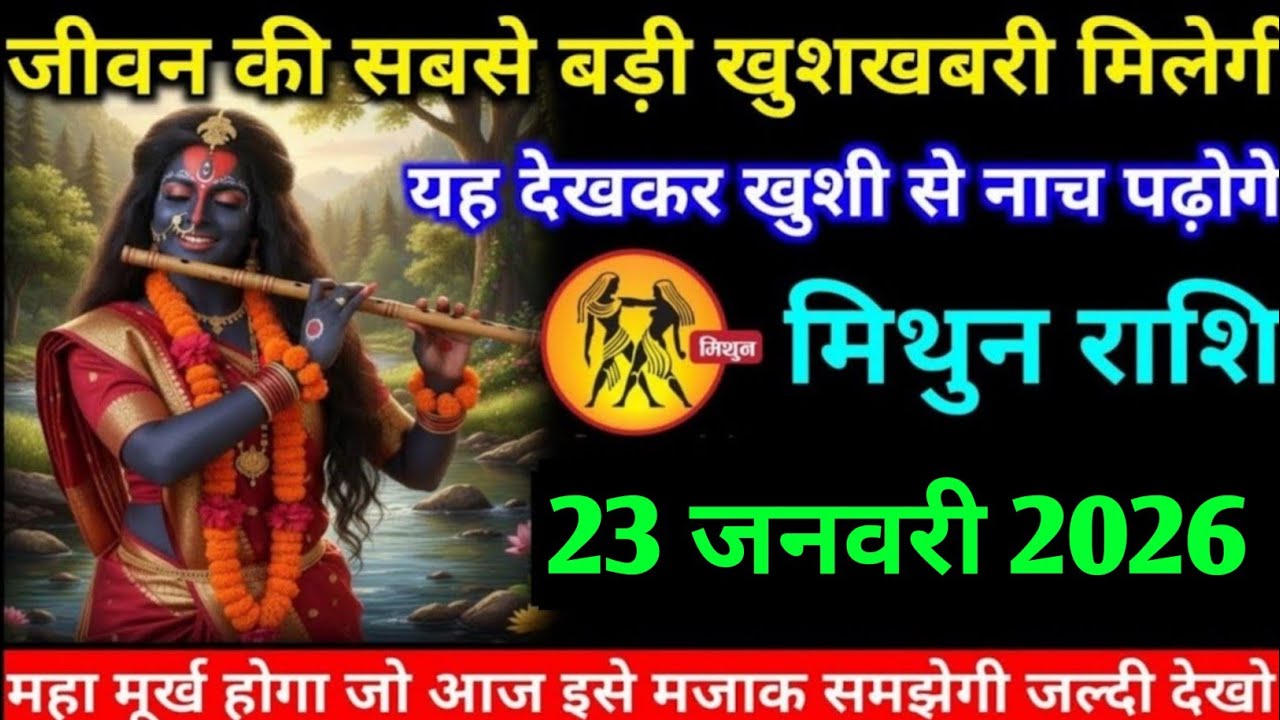 मिथुन राशि वालों 21 जनवरी 2026 से अब आपको जीवन की सबसे बड़ी खुशखबरी मिलेगी