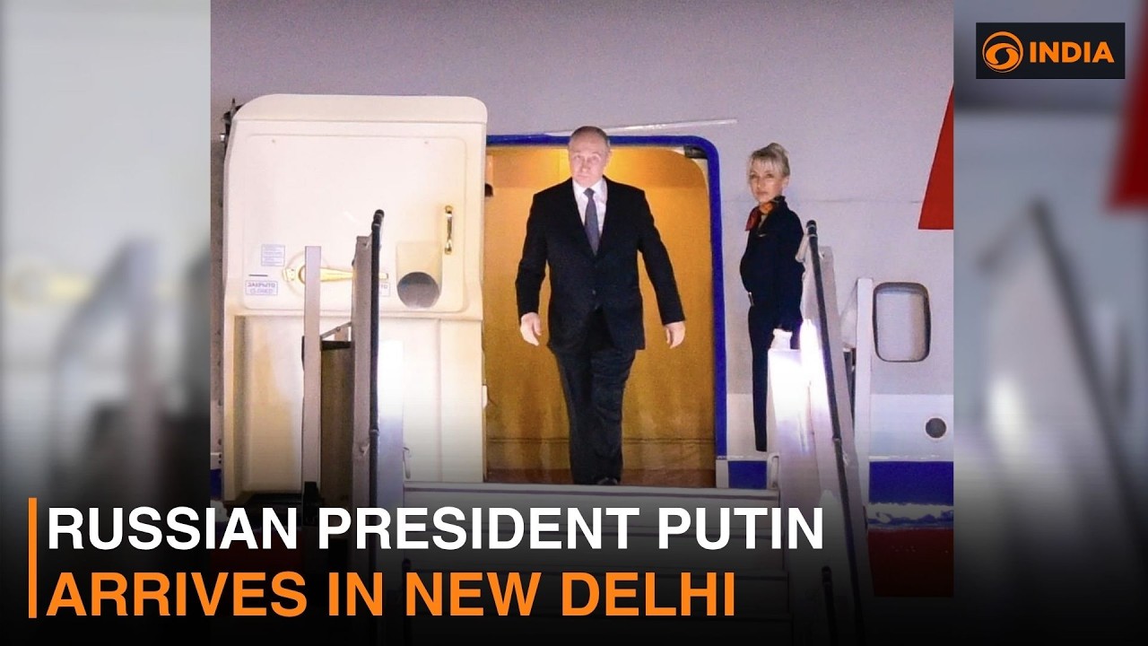 Президент России Владимир Путин прибыл в Нью-Дели и другие новости | Прямой эфир DD India | 03:30...