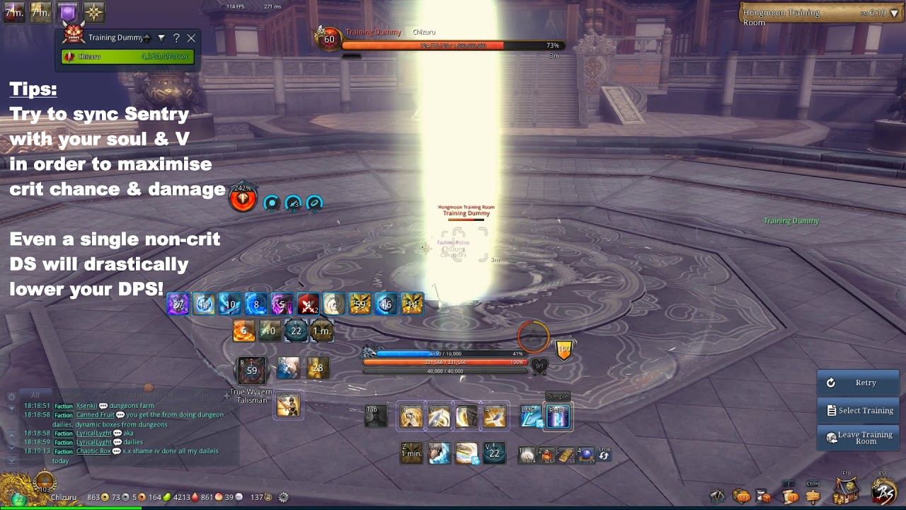 Blade and Soul - 250+ms Guardian Warden Guide/Parse