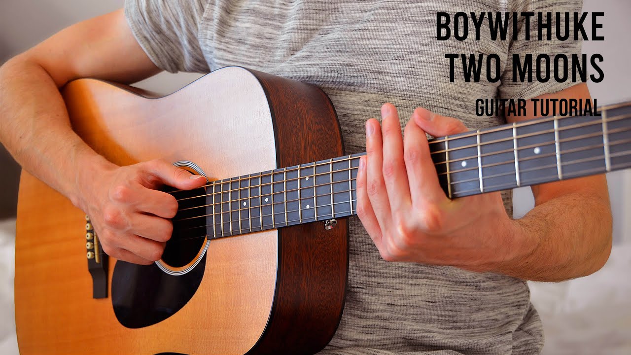 BoyWithUke - Two Moons EASY Guitar Tutorial With Chords / Lyrics