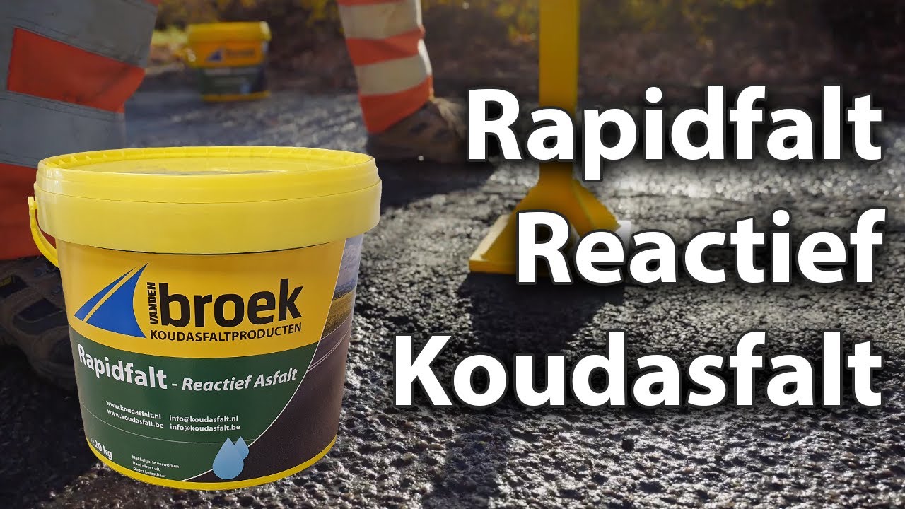 Rapidfalt reactief koudasfalt verwerken - Koudasfalt.nl