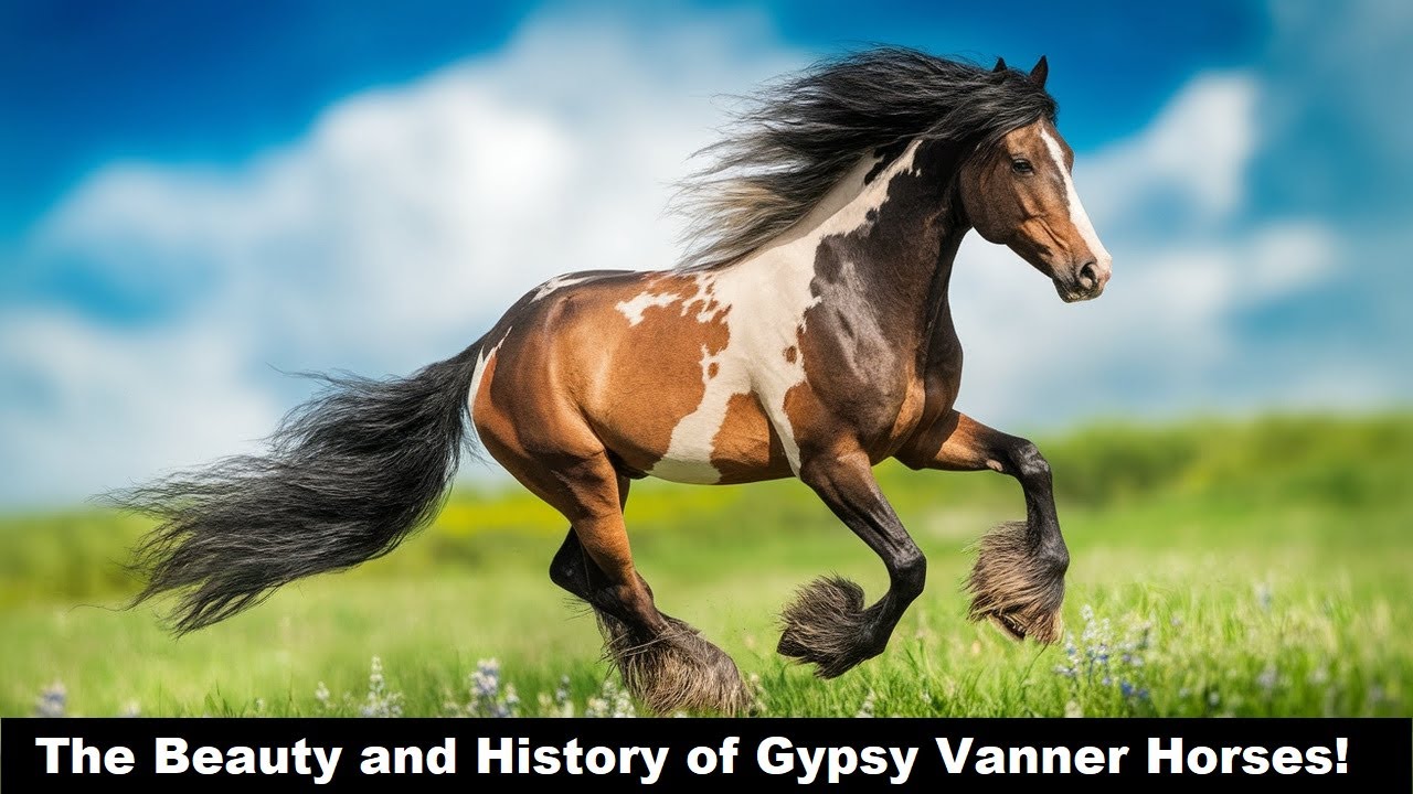 The Beauty and History of Gypsy Vanner Horses!