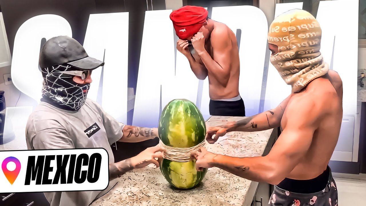 HICIMOS EL SANDIA CHALLENGE CON WEST Y LEANDRO🤣