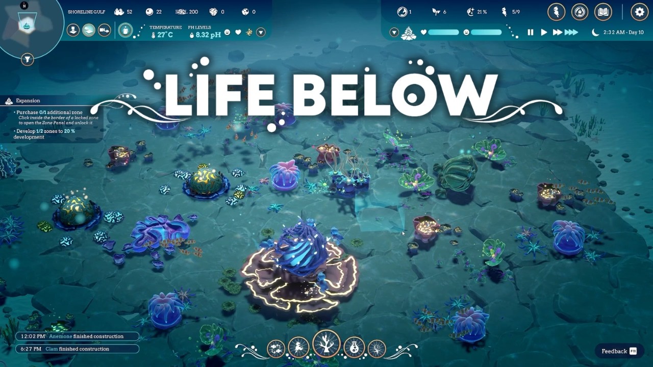 I Built a CORAL REEF in Life Below! - Relaxing Playtest Gameplay (Ep. 1)