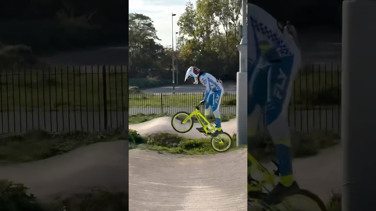 CRAZY BMX RACING 🤯 #bmx #bmxracing #bike #Bikelife #bikeride #bikelover #shorts #short #fyp #cool