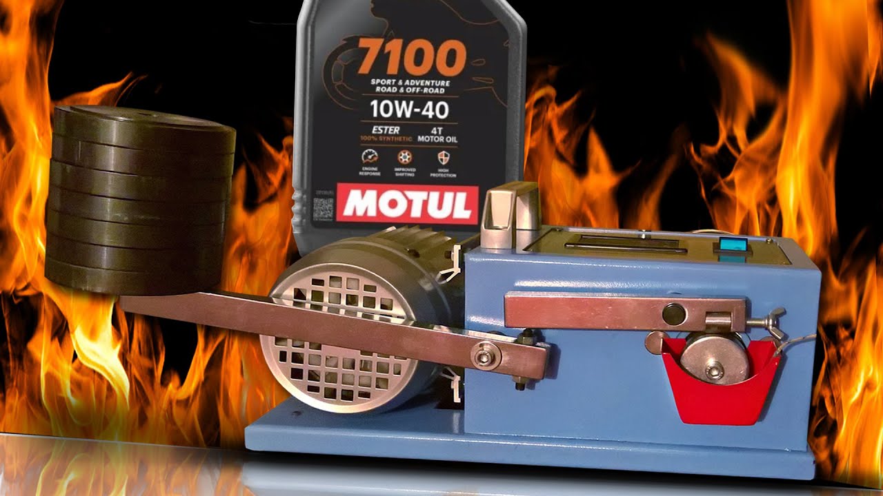 Motul 7100 4T 10W40 Ester Engine Oil Test 100°C Piotr Tester