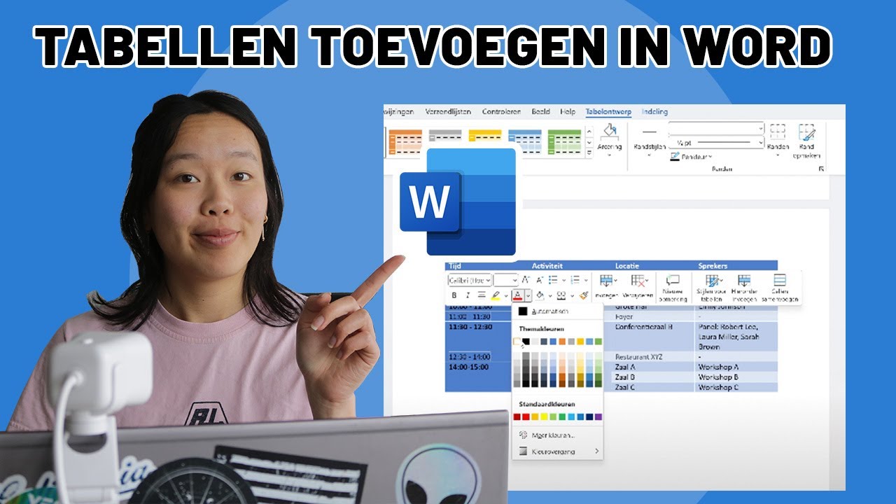 Tabellen invoegen in Word - 𝐇𝐨𝐞 𝐝𝐨𝐞 𝐣𝐞 𝐝𝐚𝐭?