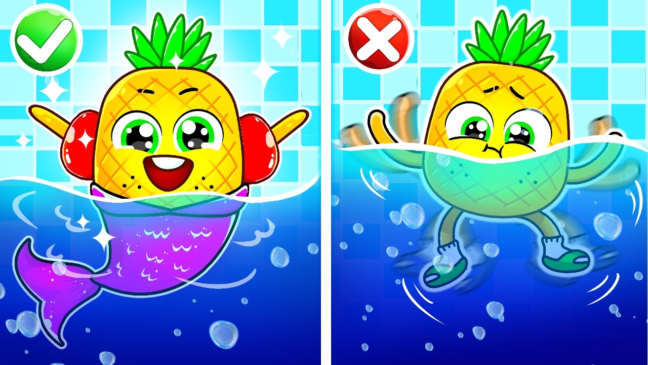 Safety Rules in the Swimming Pool | Kids Learn Safety Rules | More Kids Songs by Yum Yum