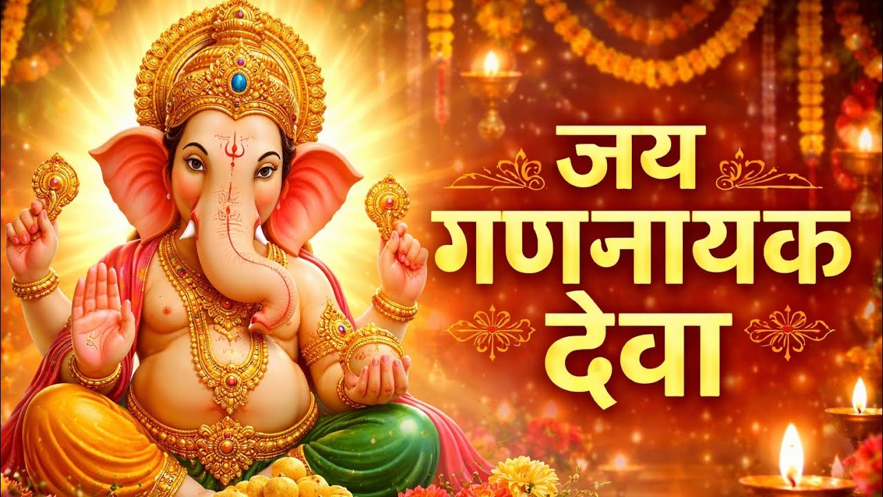 सुख-समृद्धि की गणेश आरती | Ganpati Devotional Bhajan| गणपति बप्पा मोरया 🎉 | भव्य मंदिर आरती 