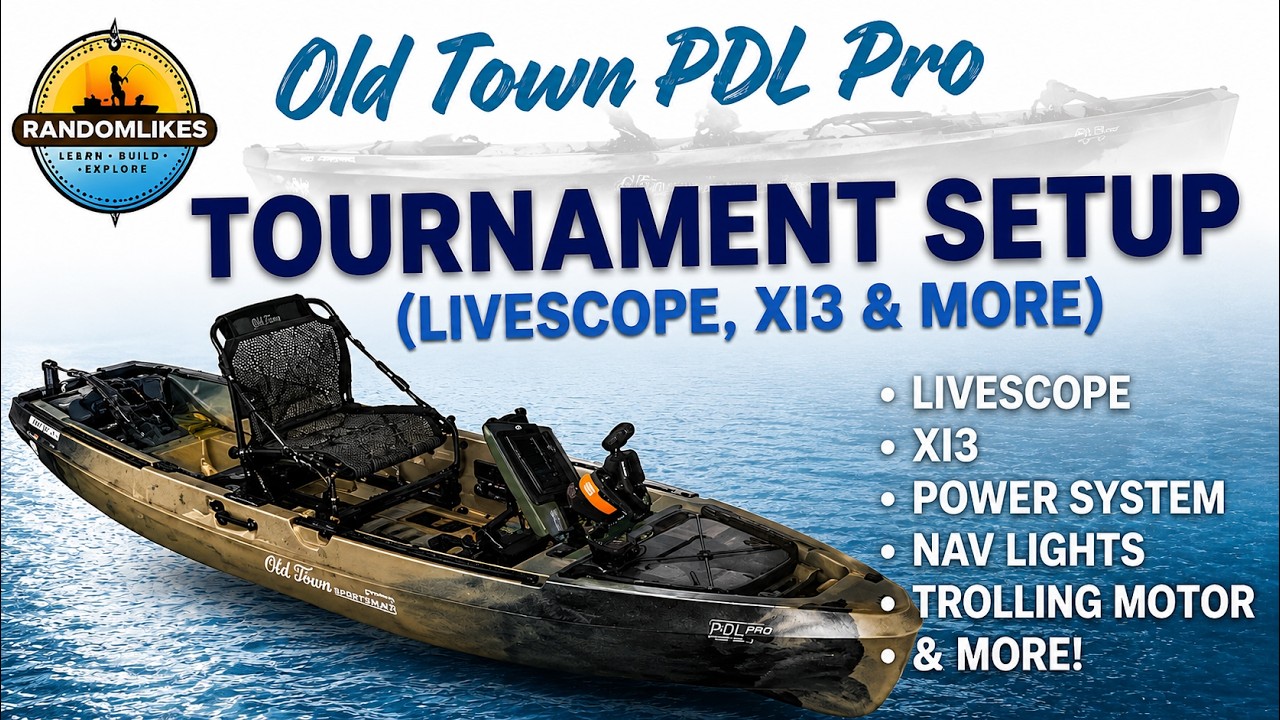 Old Town PDL Pro Full Build | My Tournament Kayak Setup