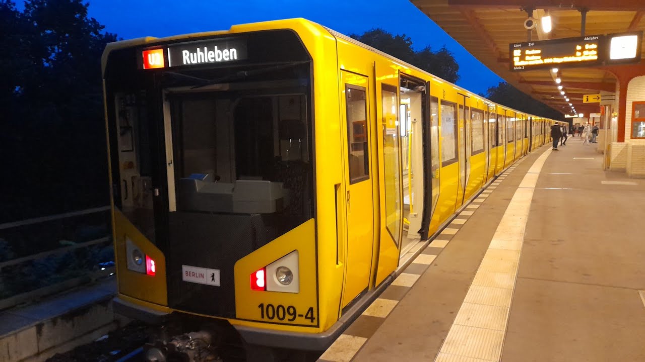 U-Bahn Berlin Mitfahrt von Alexanderplatz bis Ruhleben im HK06 Mod auf der U2
